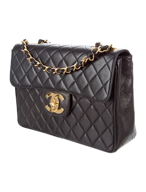 chanel large classic handbag|chanel handbag classic jumbo.